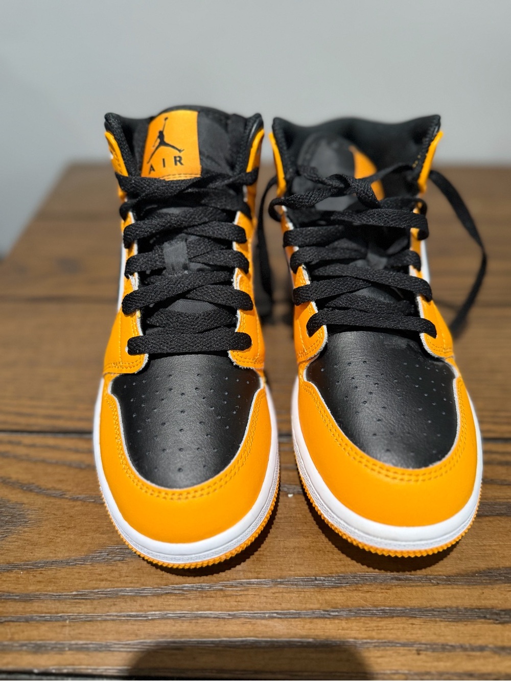 Like New Nike Air Jordan 1 Mid - Black & Orange